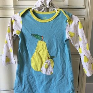Mini Biden pear dress with matching diaper cover